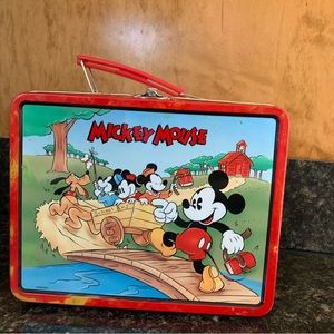 Mickey Mouse 1996 metal lunchbox